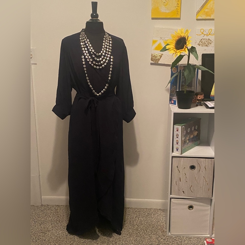 Blue Gorgeous Wrap Dress (Accessories not included)